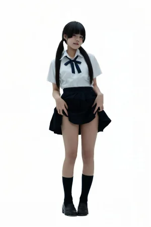 清水凪《后辈的制服2》主题写真：90张全套美图
