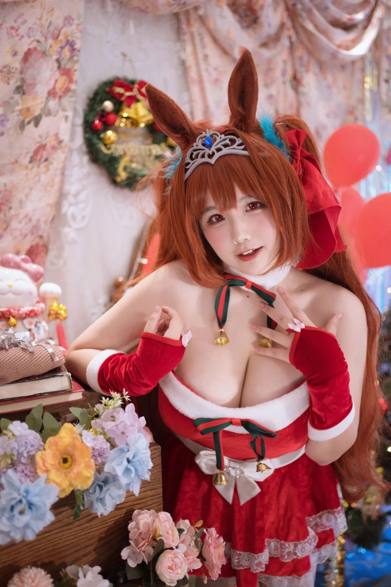 阿半今天很开心《赛马娘 大和赤骥·绯红的星落之夜》主题写真：48张全套美图