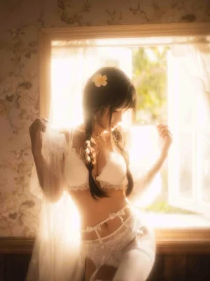 清水由乃《法式内衣》主题写真：53张全套美图