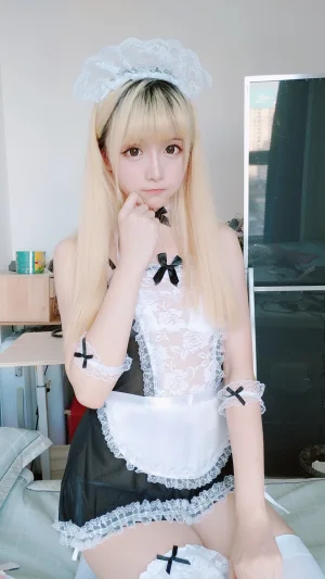 星之迟迟《定制 6-29 女仆》主题写真：61张全套美图，含1个视频
