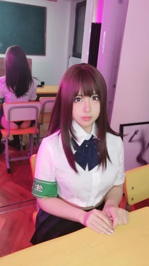 虎森森《生徒会长》主题写真：72张全套美图