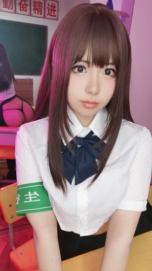 虎森森《生徒会长》主题写真：72张全套美图