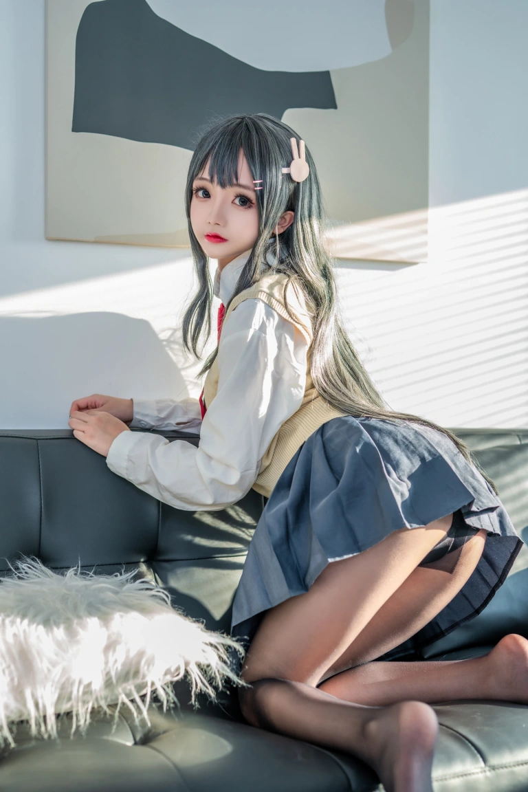 日奈娇(椎名莜)《麻衣校服》主题写真：73张全套美图