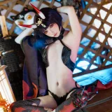 是三不是世《FGO酒吞童子》主题写真：35张全套美图