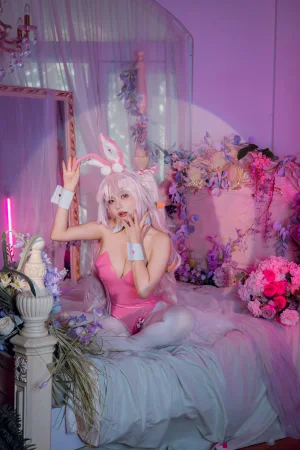 是一只熊仔《Nikke胜利女神 爱丽丝兔女郎》主题写真：50张全套美图