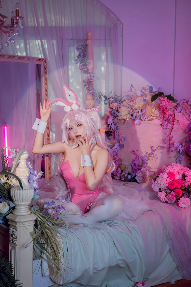 是一只熊仔《Nikke胜利女神 爱丽丝兔女郎》主题写真：50张全套美图