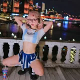 神沢永莉《一起为你加油世界杯》主题写真：126张全套美图，含6个视频