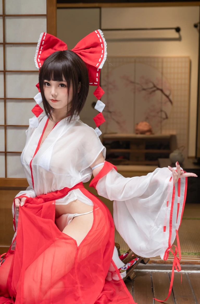 蜜汁猫裘《2020巫女》主题写真：61张全套美图