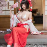 蜜汁猫裘《2020巫女》主题写真：61张全套美图