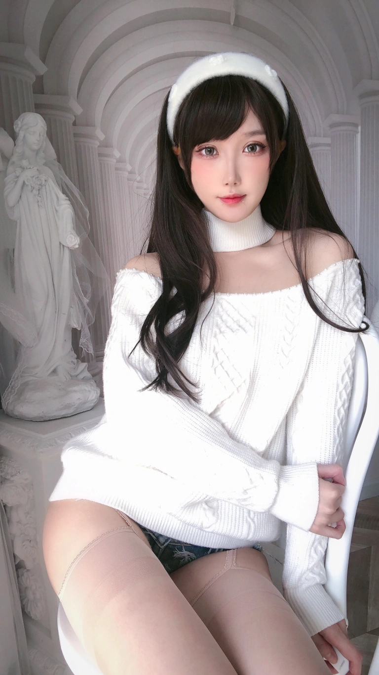 阿包也是兔娘《纯欲女友》主题写真：34张全套美图