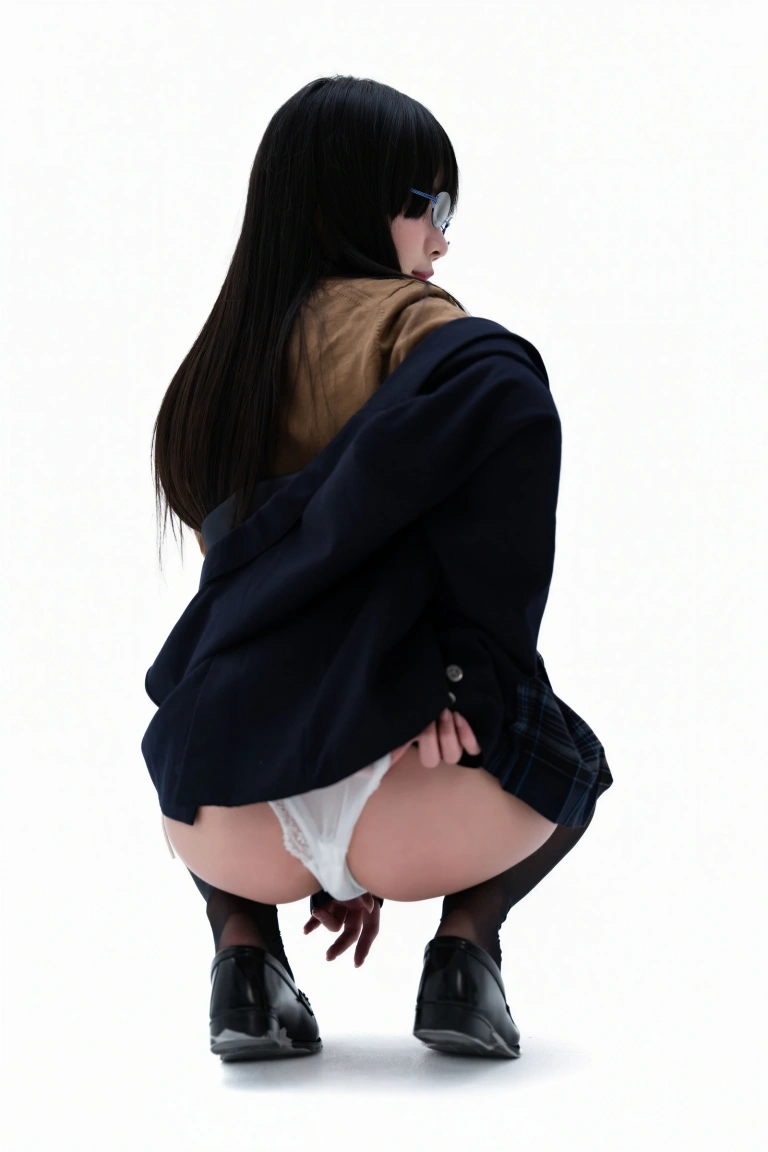 清水凪《后辈的制服3》主题写真：88张全套美图