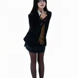 清水凪《后辈的制服3》主题写真：88张全套美图