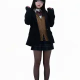 清水凪《后辈的制服3》主题写真：88张全套美图