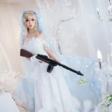 焖焖碳《少女前线 索米婚纱》主题写真：42张全套美图