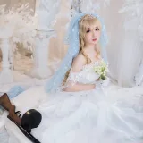 焖焖碳《少女前线 索米婚纱》主题写真：42张全套美图