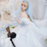 焖焖碳《少女前线 索米婚纱》主题写真：42张全套美图