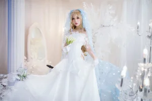 焖焖碳《少女前线 索米婚纱》主题写真：42张全套美图