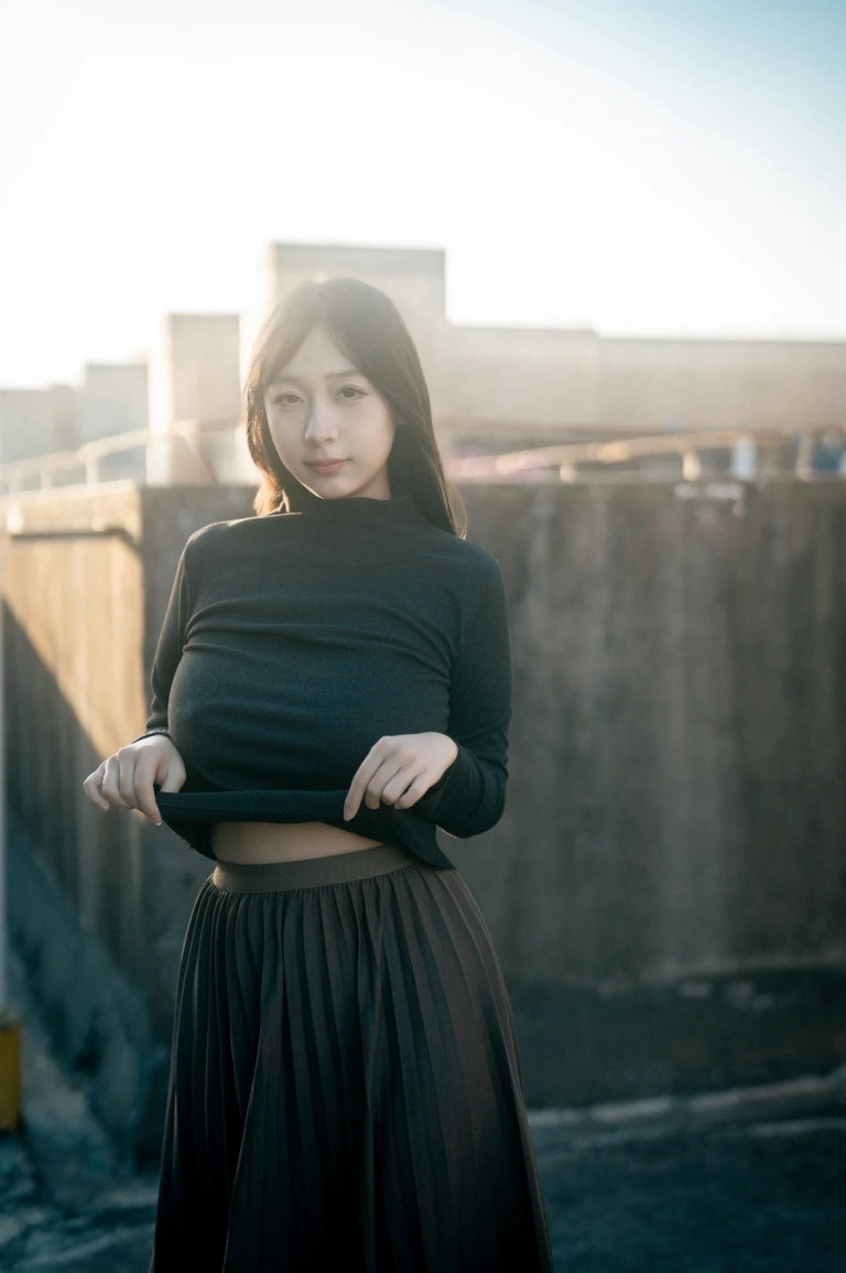 浅安安《落日时分》主题写真：80张全套美图