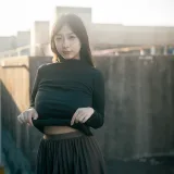 浅安安《落日时分》主题写真：80张全套美图