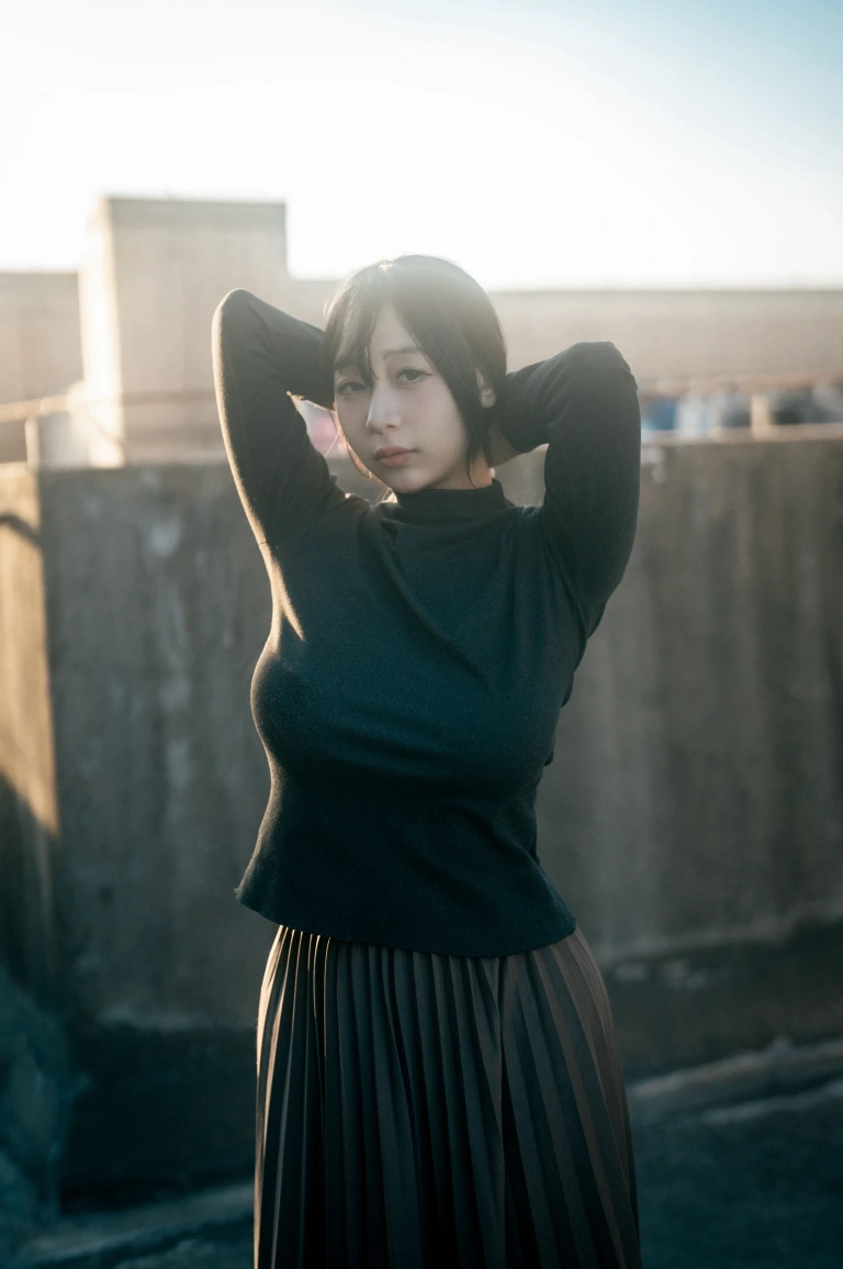 浅安安《落日时分》主题写真：80张全套美图