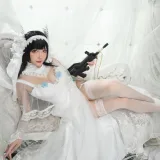 瓜希酱《95式 花嫁》主题写真：30张全套美图
