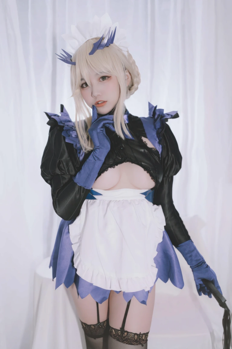 阿半今天很开心《FGO 黑枪呆女仆》主题写真：67张全套美图