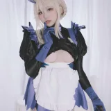 阿半今天很开心《FGO 黑枪呆女仆》主题写真：67张全套美图