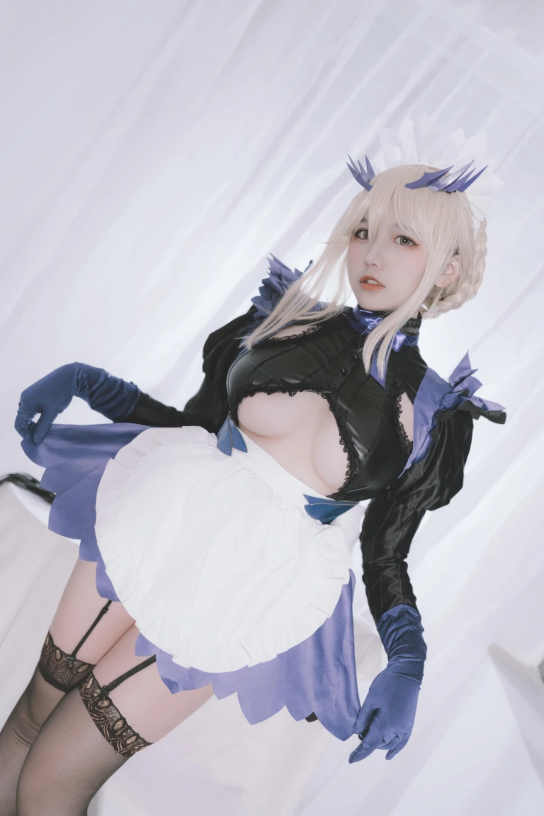 阿半今天很开心《FGO 黑枪呆女仆》主题写真：67张全套美图