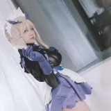 阿半今天很开心《FGO 黑枪呆女仆》主题写真：67张全套美图