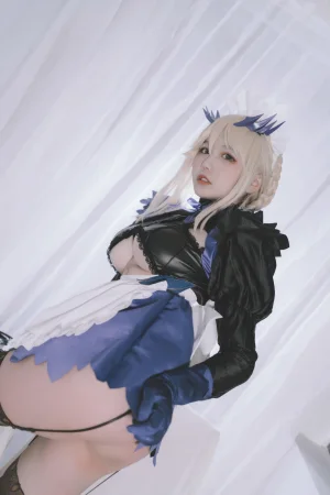 阿半今天很开心《FGO 黑枪呆女仆》主题写真：67张全套美图