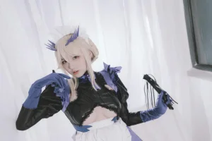阿半今天很开心《FGO 黑枪呆女仆》主题写真：67张全套美图