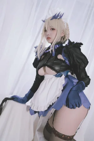 阿半今天很开心《FGO 黑枪呆女仆》主题写真：67张全套美图