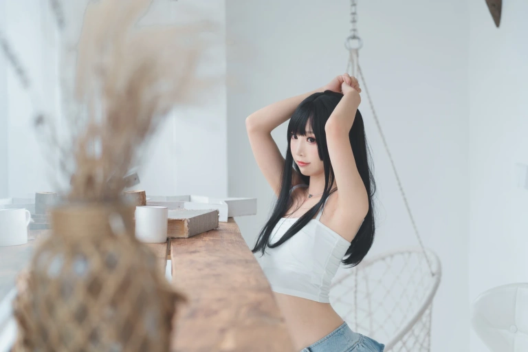 面饼仙儿《可爱女友》主题写真：40张全套美图