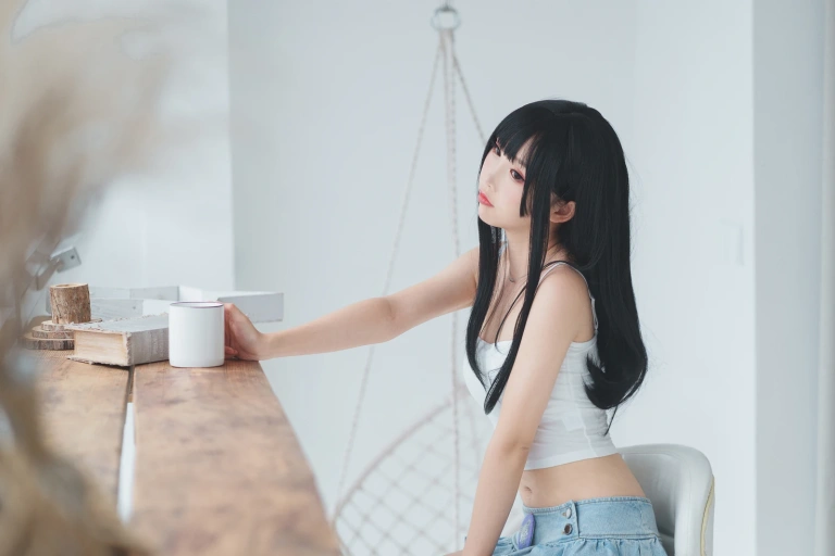 面饼仙儿《可爱女友》主题写真：40张全套美图