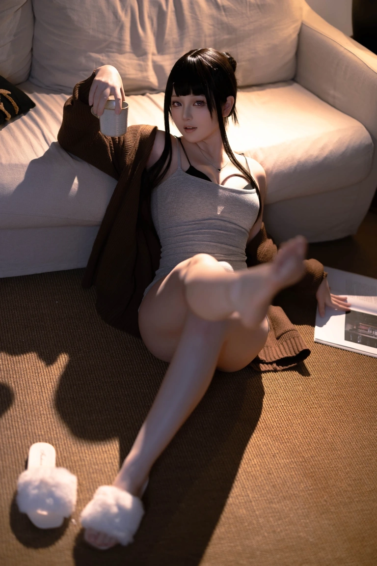 屿鱼《杀手妻子》主题写真：50张全套美图