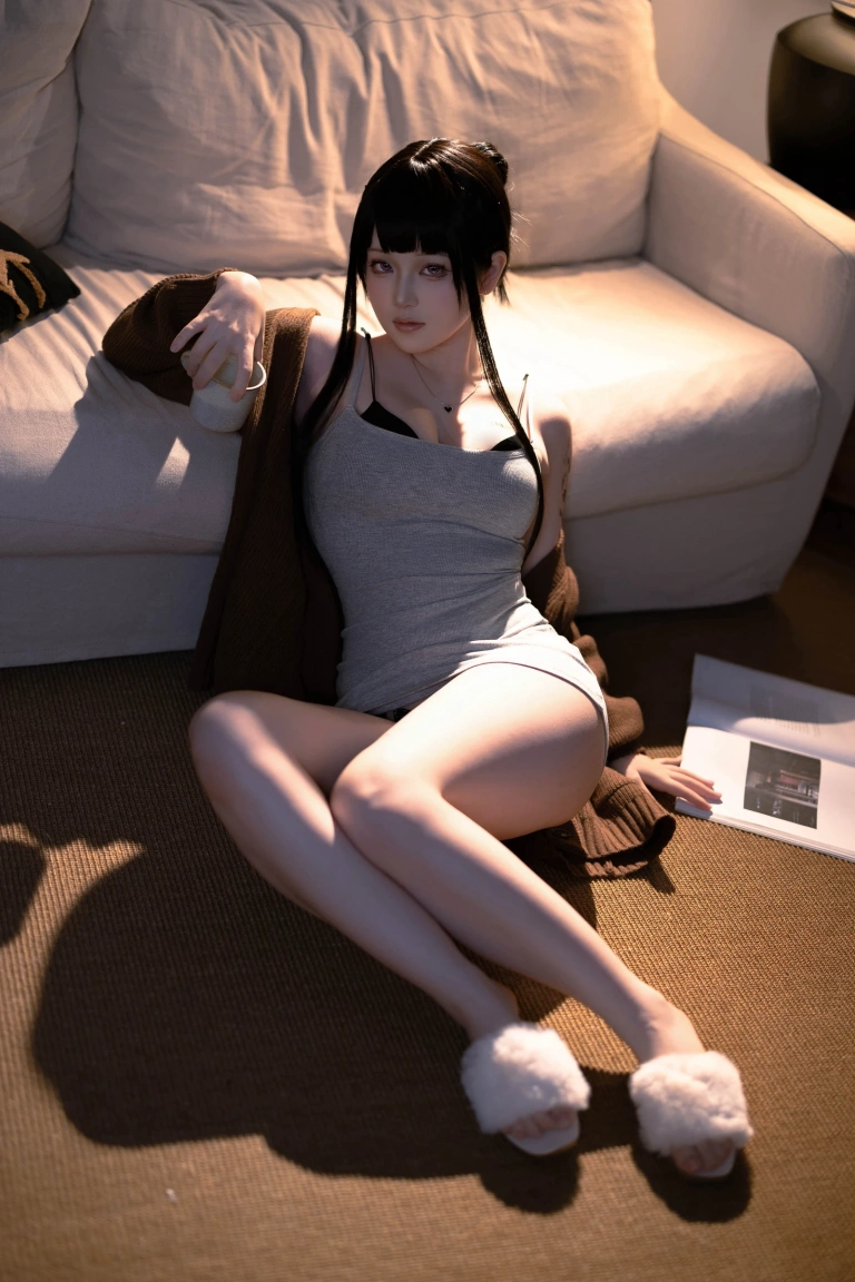 屿鱼《杀手妻子》主题写真：50张全套美图