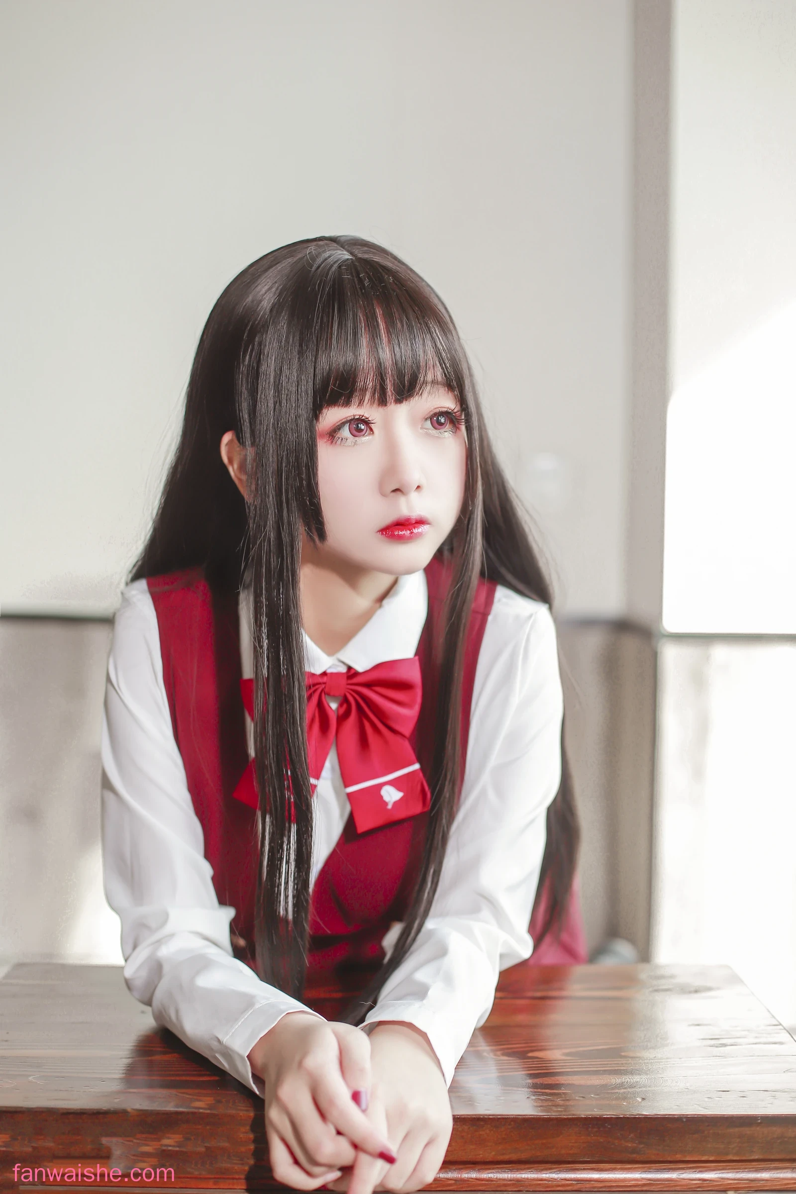 日奈娇(椎名莜) 日奈娇(椎名莜) NO.038 - JK少女红裙