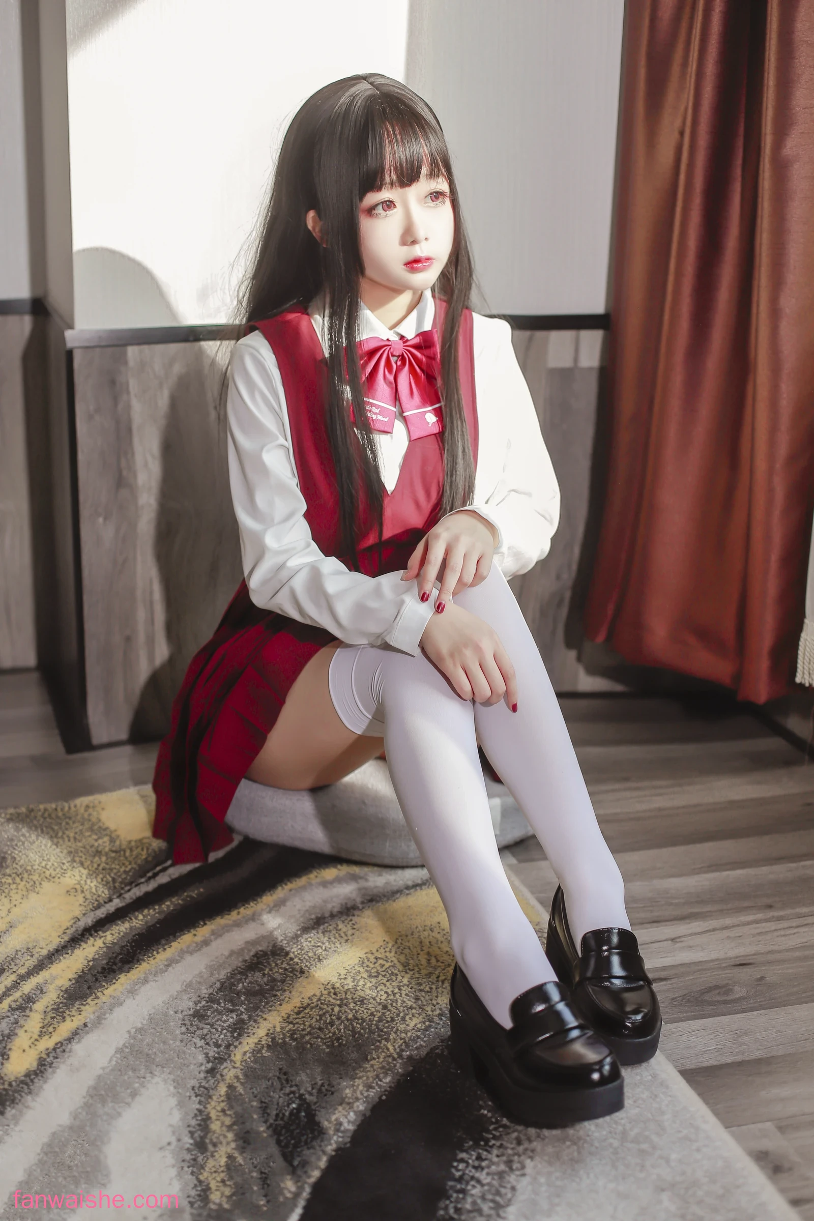 日奈娇(椎名莜) 日奈娇(椎名莜) NO.038 - JK少女红裙