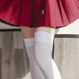 日奈娇(椎名莜)《JK少女红裙》主题写真：28张全套美图