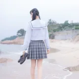 木棉棉《海边JK》主题写真：40张全套美图