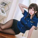日奈娇(椎名莜)《豹纹女警》主题写真：111张全套美图