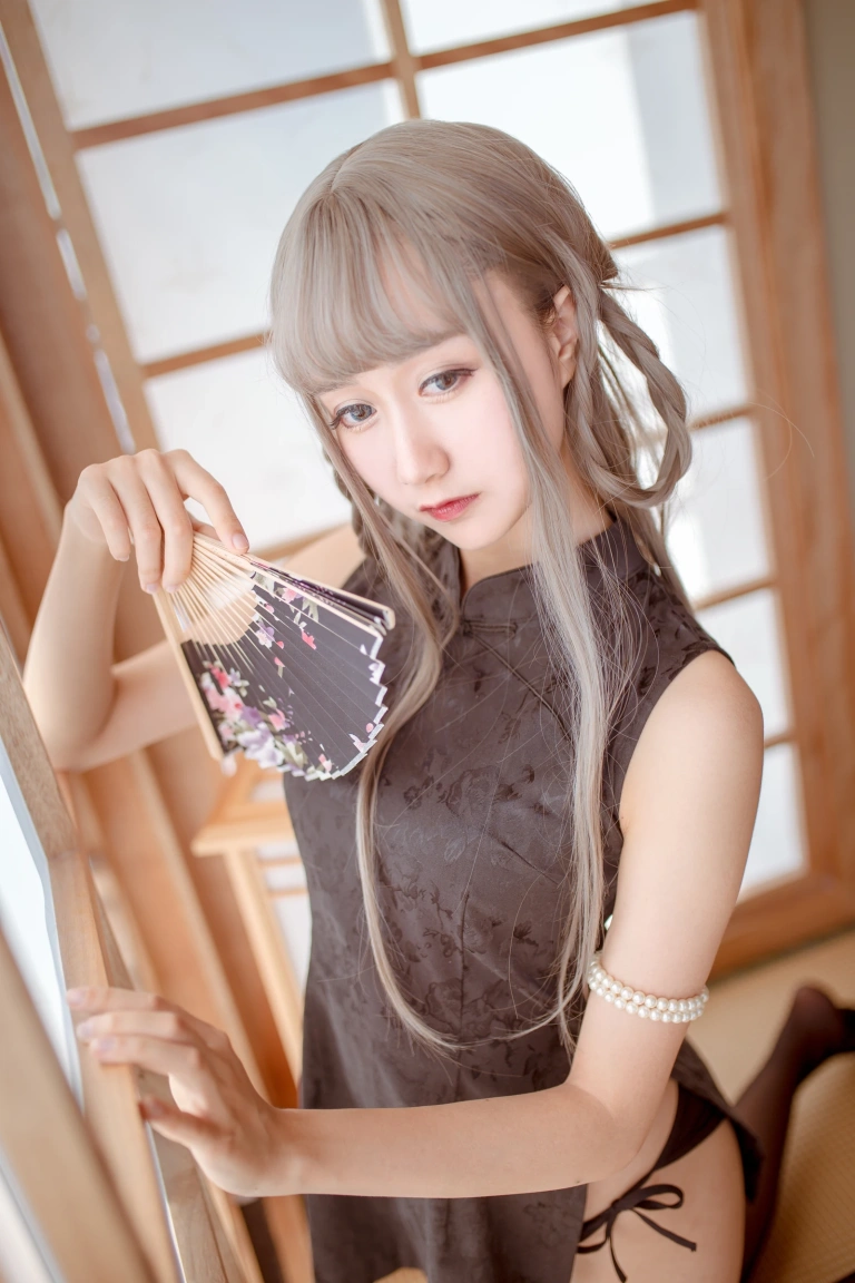木棉棉《魔女旗袍（&小野妹子）》主题写真：24张全套美图