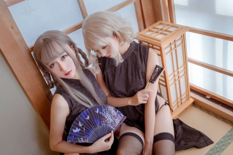 木棉棉《魔女旗袍（&小野妹子）》主题写真：24张全套美图