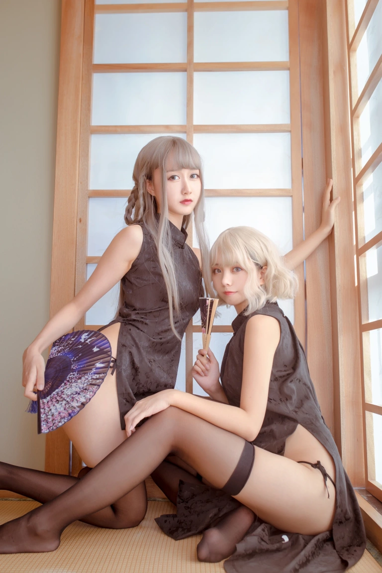木棉棉《魔女旗袍（&小野妹子）》主题写真：24张全套美图