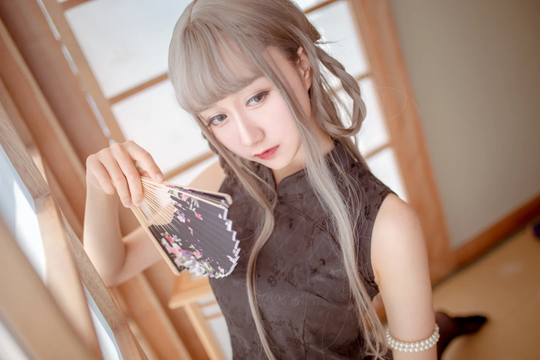 木棉棉《魔女旗袍（&小野妹子）》主题写真：24张全套美图