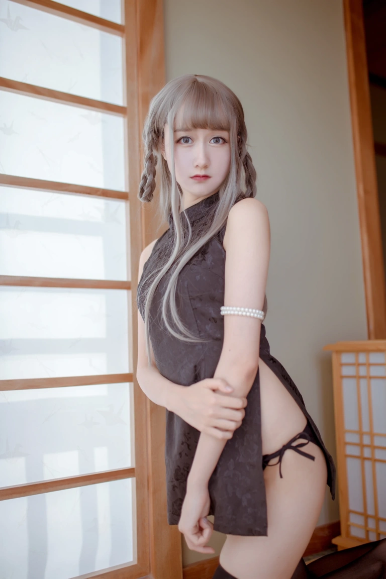 木棉棉《魔女旗袍（&小野妹子）》主题写真：24张全套美图