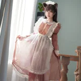 虎森森《棕色透明女仆》主题写真：35张全套美图