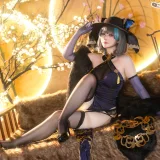 屿鱼《金装猫猫头》主题写真：60张全套美图