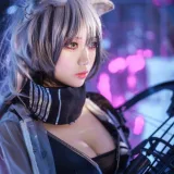 周叽是可爱兔兔《黑单人 思令》主题写真：15张全套美图