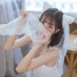 许岚《少女白色裙》主题写真：41张全套美图